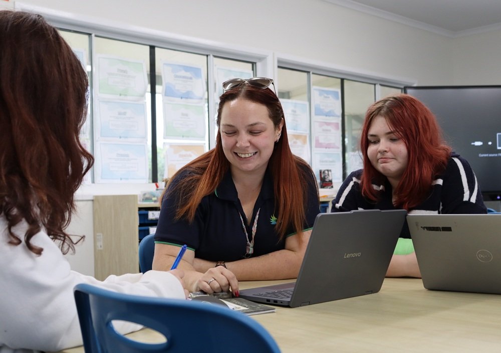 Kymberly Perks' experiences while a student in school inspired her to teach at Carinity Education Gladstone